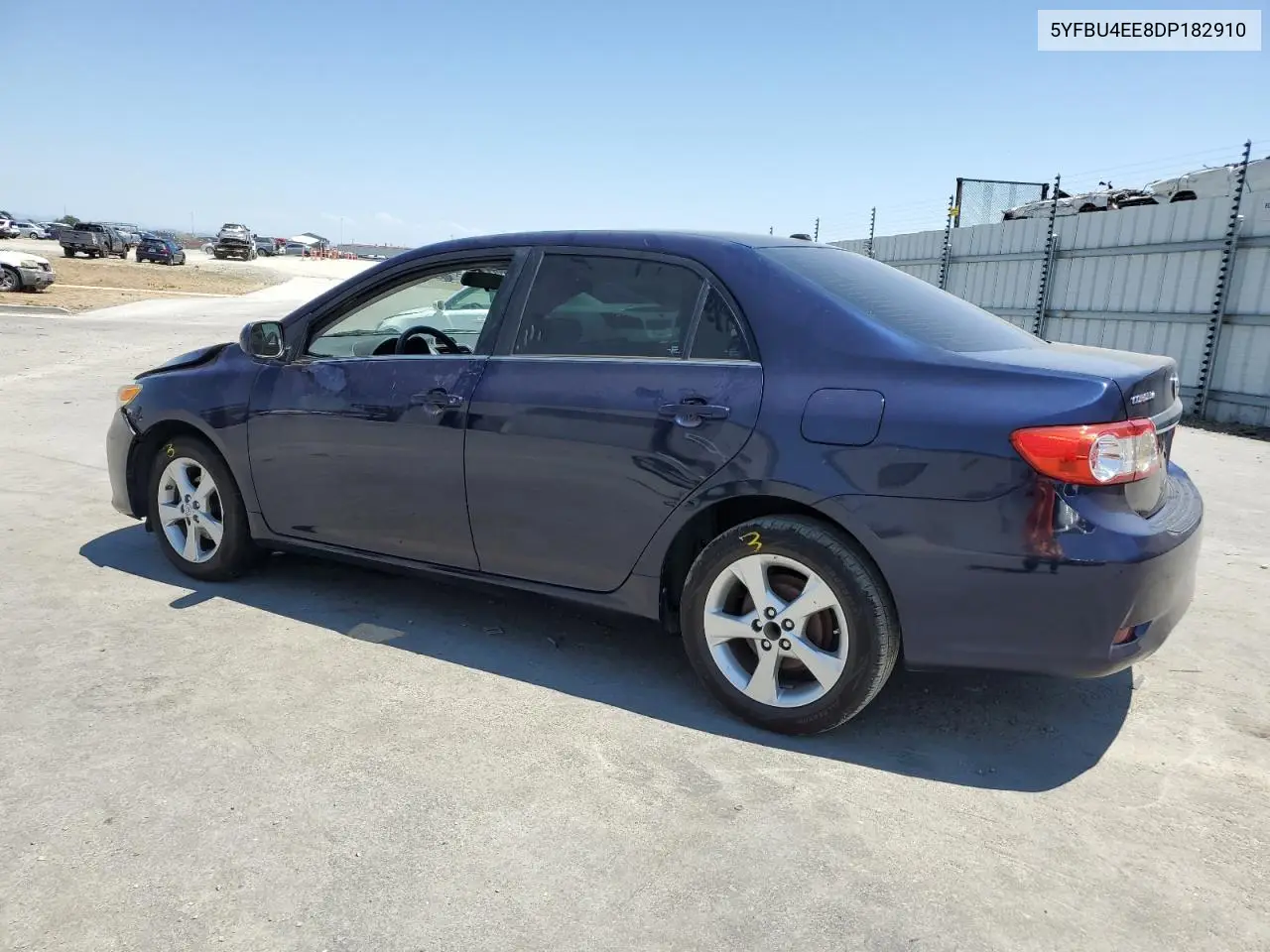 2013 Toyota Corolla Base VIN: 5YFBU4EE8DP182910 Lot: 62810245