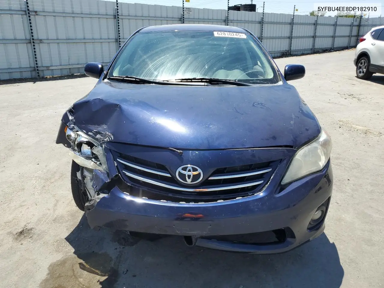 2013 Toyota Corolla Base VIN: 5YFBU4EE8DP182910 Lot: 62810245