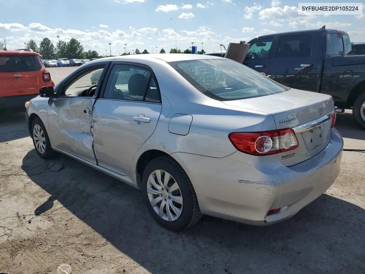 2013 Toyota Corolla Base VIN: 5YFBU4EE2DP105224 Lot: 63194385