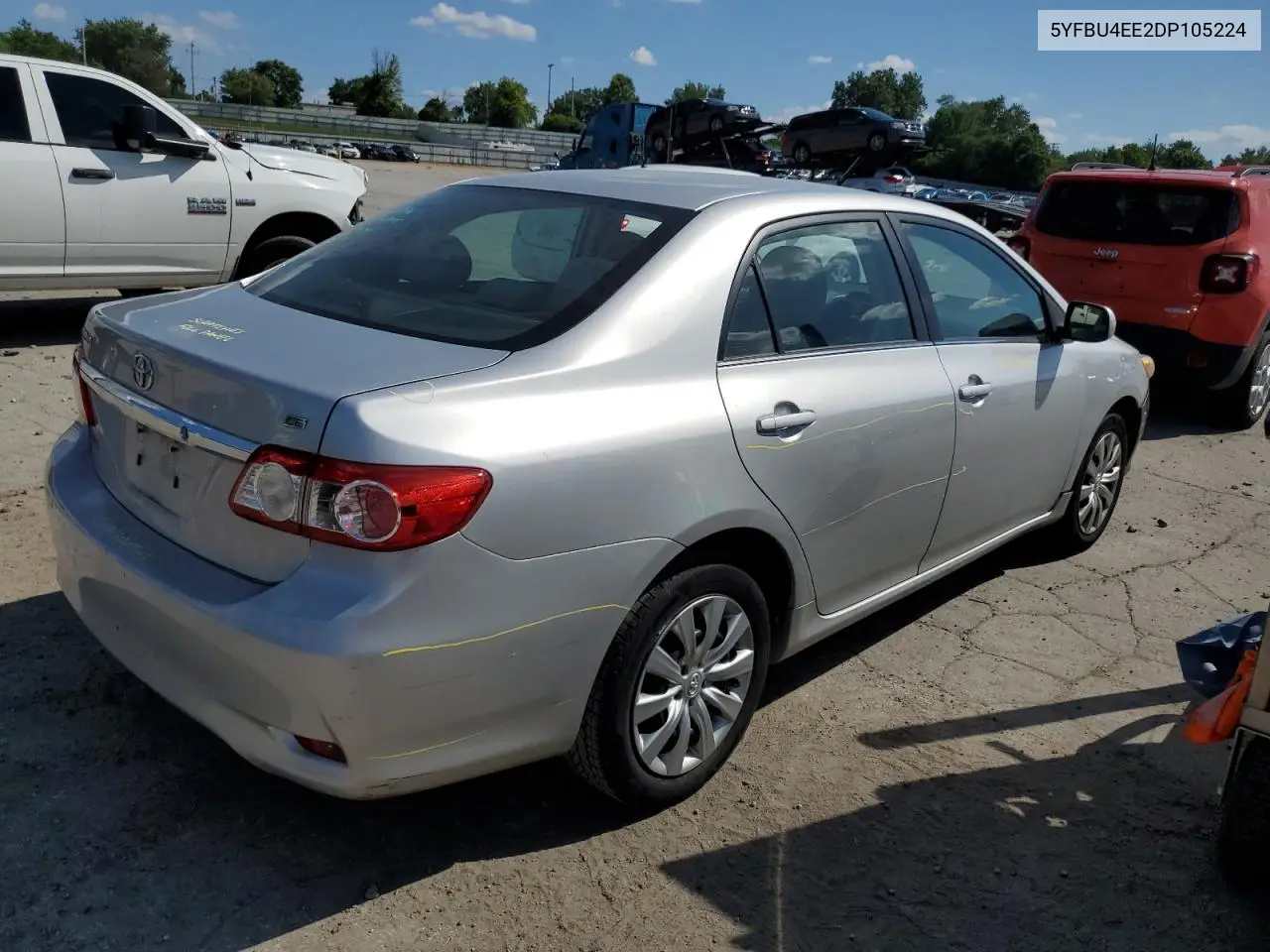 2013 Toyota Corolla Base VIN: 5YFBU4EE2DP105224 Lot: 63194385