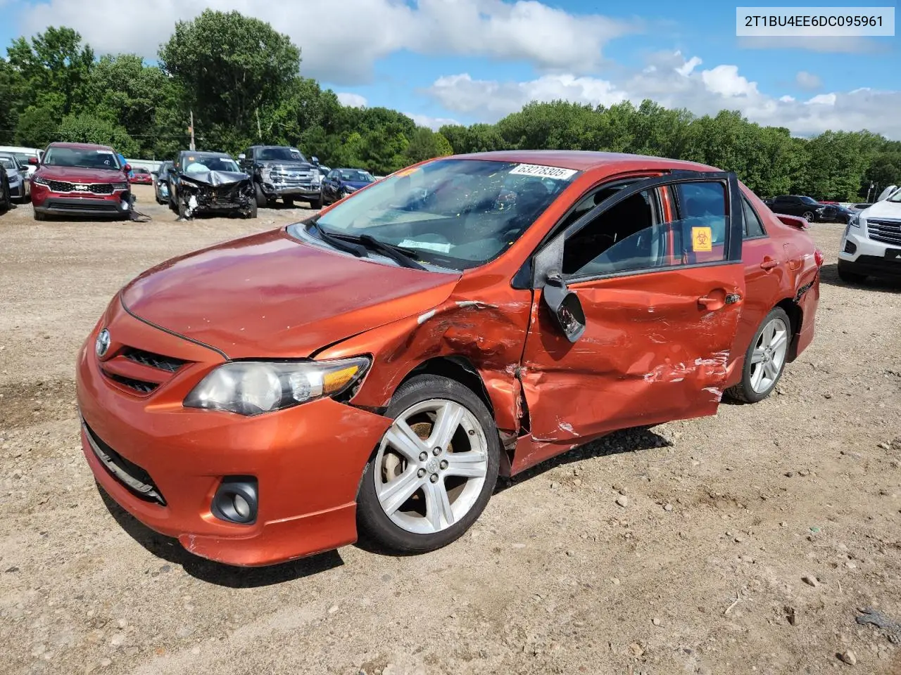 2013 Toyota Corolla Base VIN: 2T1BU4EE6DC095961 Lot: 63278305