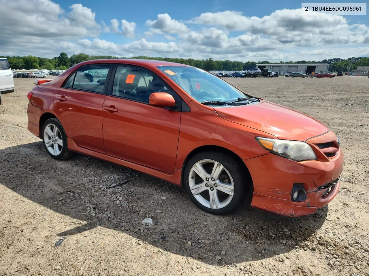 2013 Toyota Corolla Base VIN: 2T1BU4EE6DC095961 Lot: 63278305