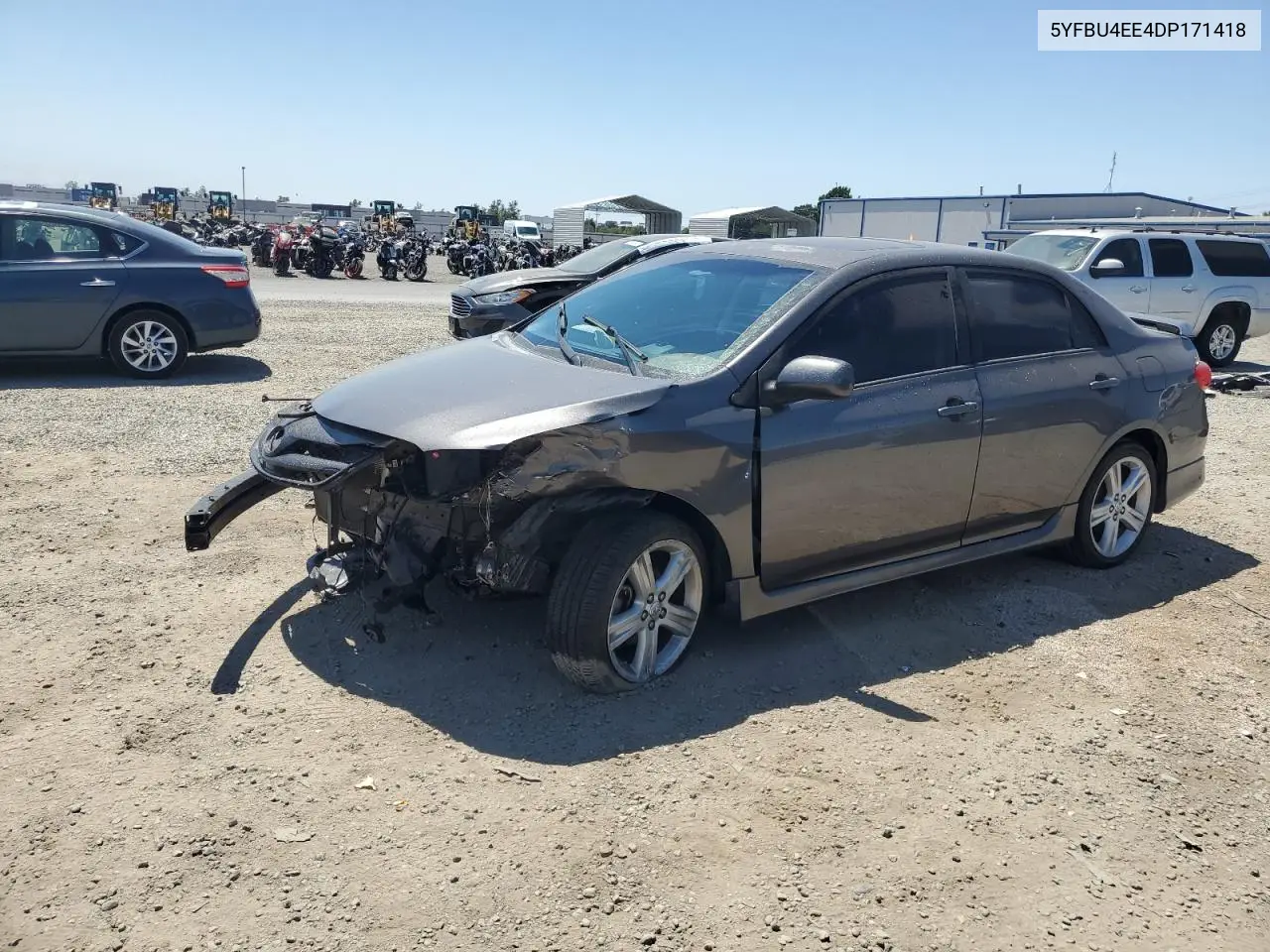 2013 Toyota Corolla Base VIN: 5YFBU4EE4DP171418 Lot: 63328305