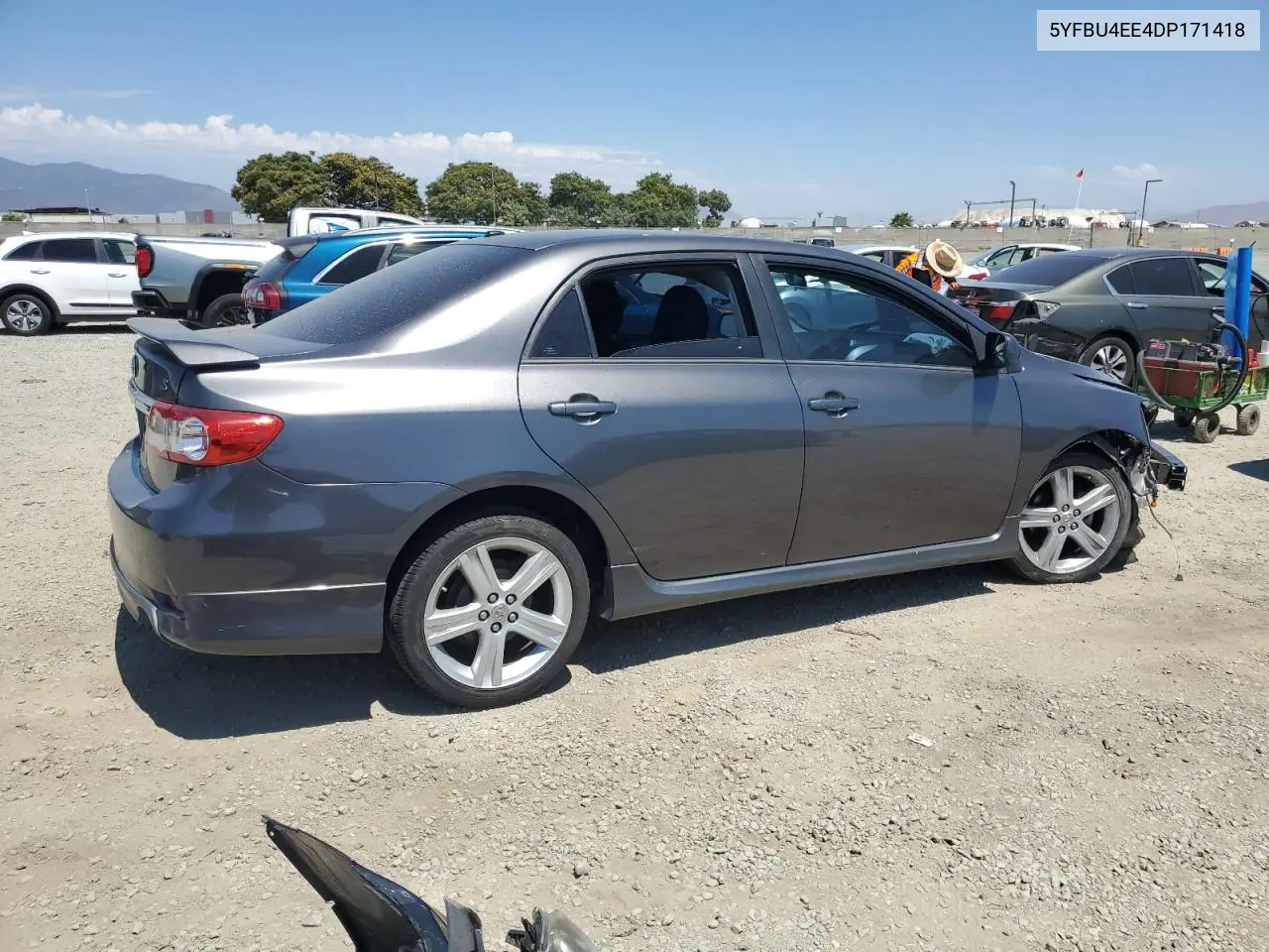 2013 Toyota Corolla Base VIN: 5YFBU4EE4DP171418 Lot: 63328305