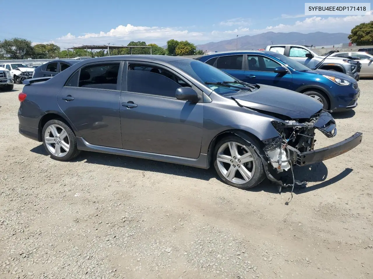 2013 Toyota Corolla Base VIN: 5YFBU4EE4DP171418 Lot: 63328305