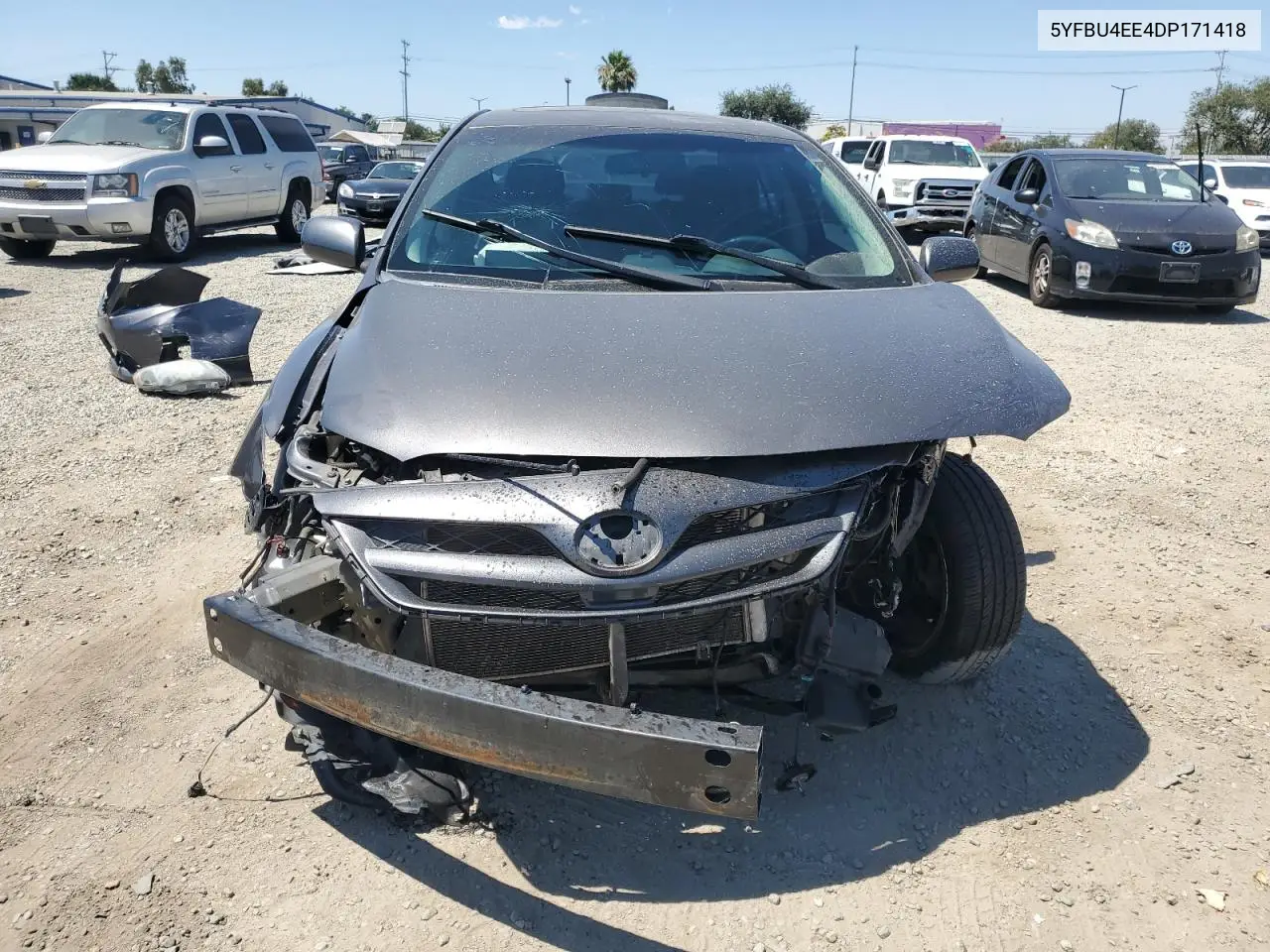 2013 Toyota Corolla Base VIN: 5YFBU4EE4DP171418 Lot: 63328305