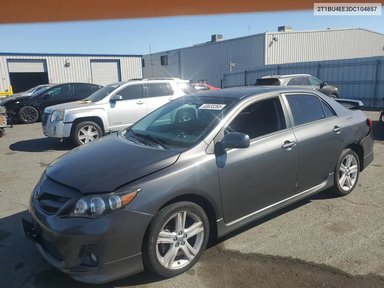 2013 Toyota Corolla Base VIN: 2T1BU4EE3DC104857 Lot: 63633265