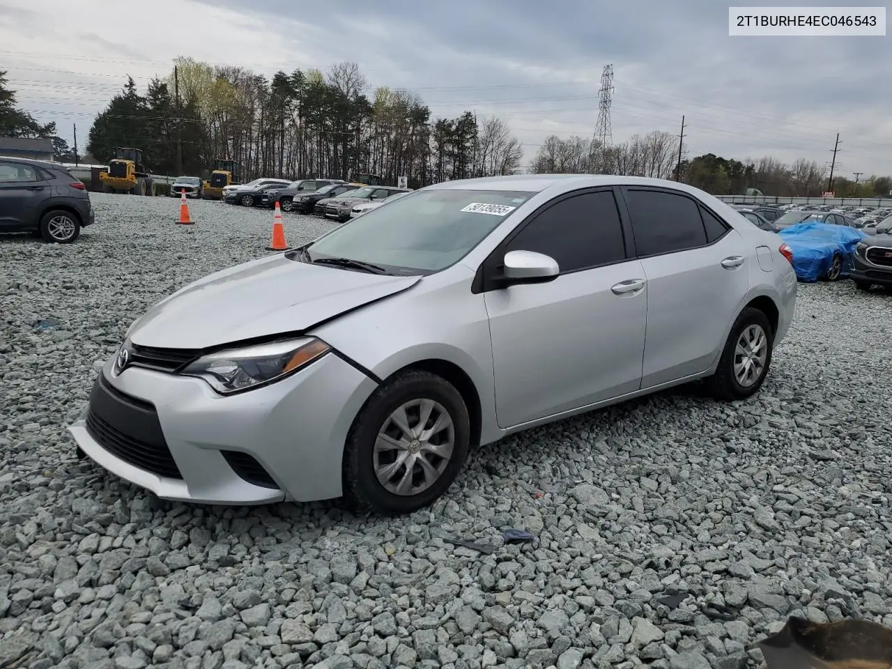 2014 Toyota Corolla L VIN: 2T1BURHE4EC046543 Lot: 50139055