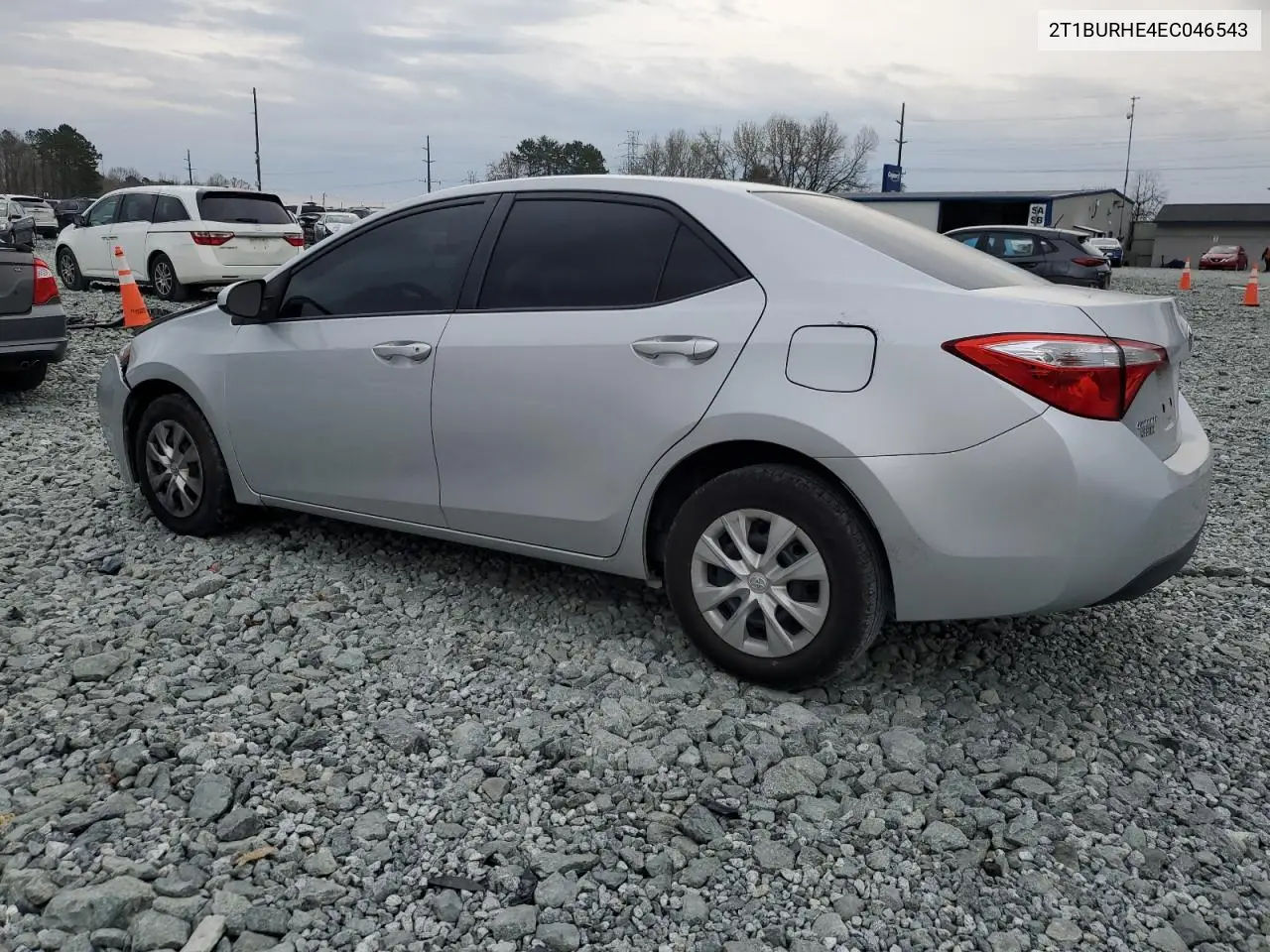 2014 Toyota Corolla L VIN: 2T1BURHE4EC046543 Lot: 50139055