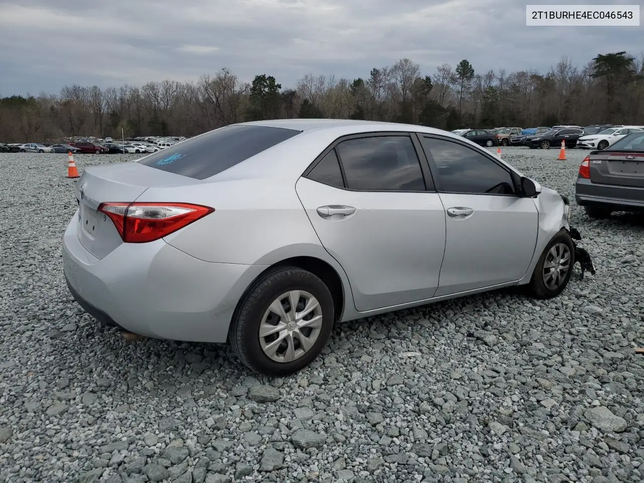 2014 Toyota Corolla L VIN: 2T1BURHE4EC046543 Lot: 50139055
