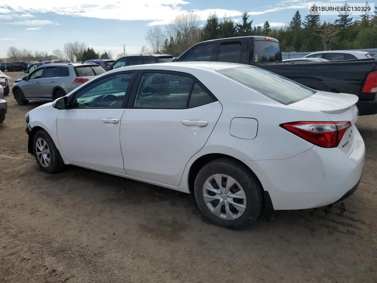 2014 Toyota Corolla L VIN: 2T1BURHE6EC130329 Lot: 54670905