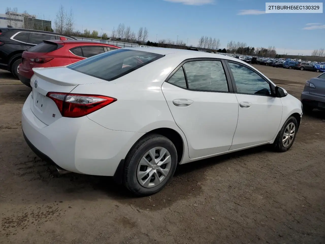 2014 Toyota Corolla L VIN: 2T1BURHE6EC130329 Lot: 54670905
