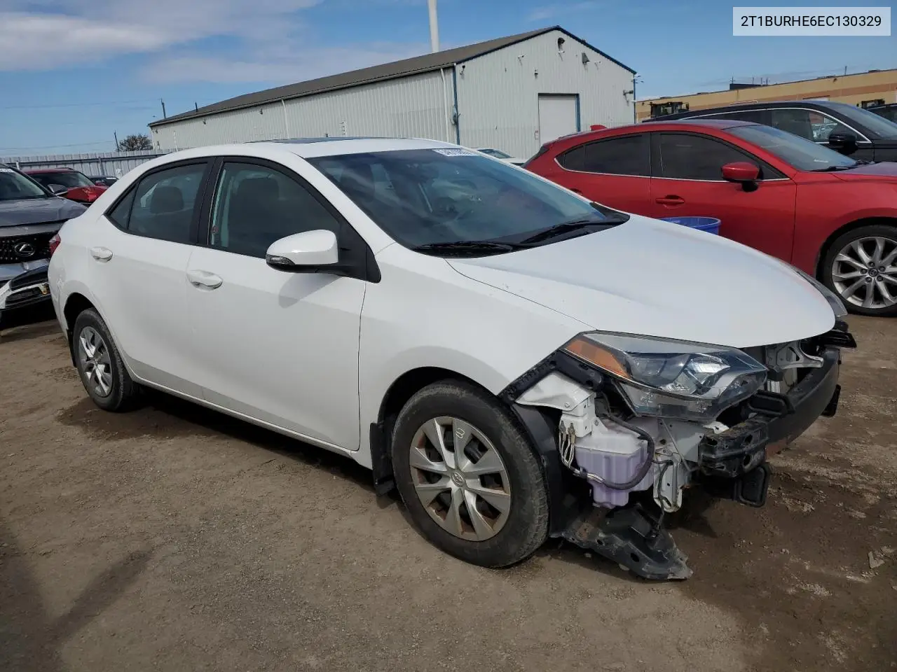 2014 Toyota Corolla L VIN: 2T1BURHE6EC130329 Lot: 54670905