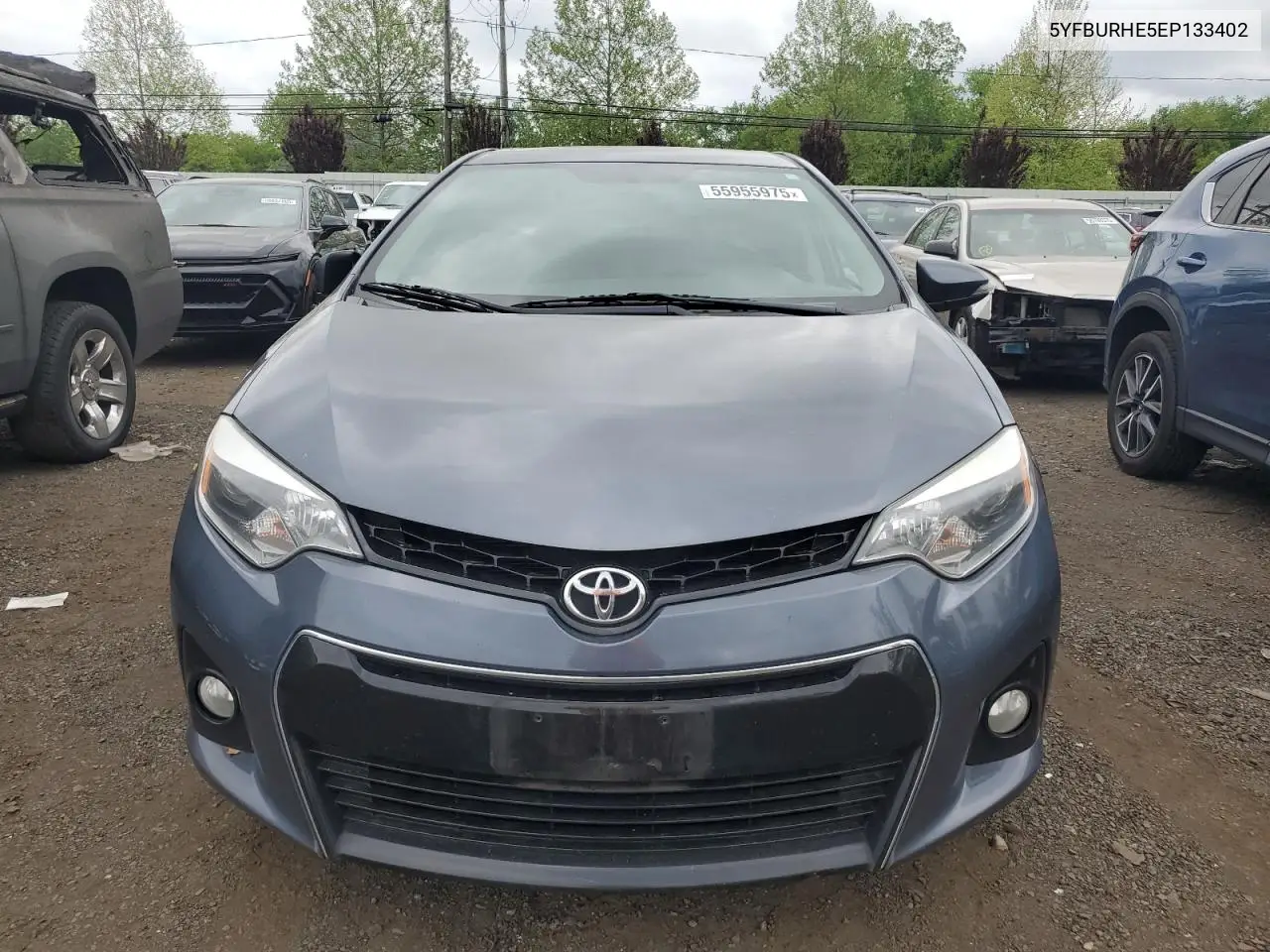2014 Toyota Corolla L VIN: 5YFBURHE5EP133402 Lot: 55955975