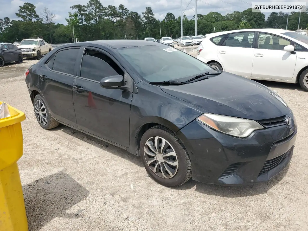 2014 Toyota Corolla L VIN: 5YFBURHE8EP091873 Lot: 56596055