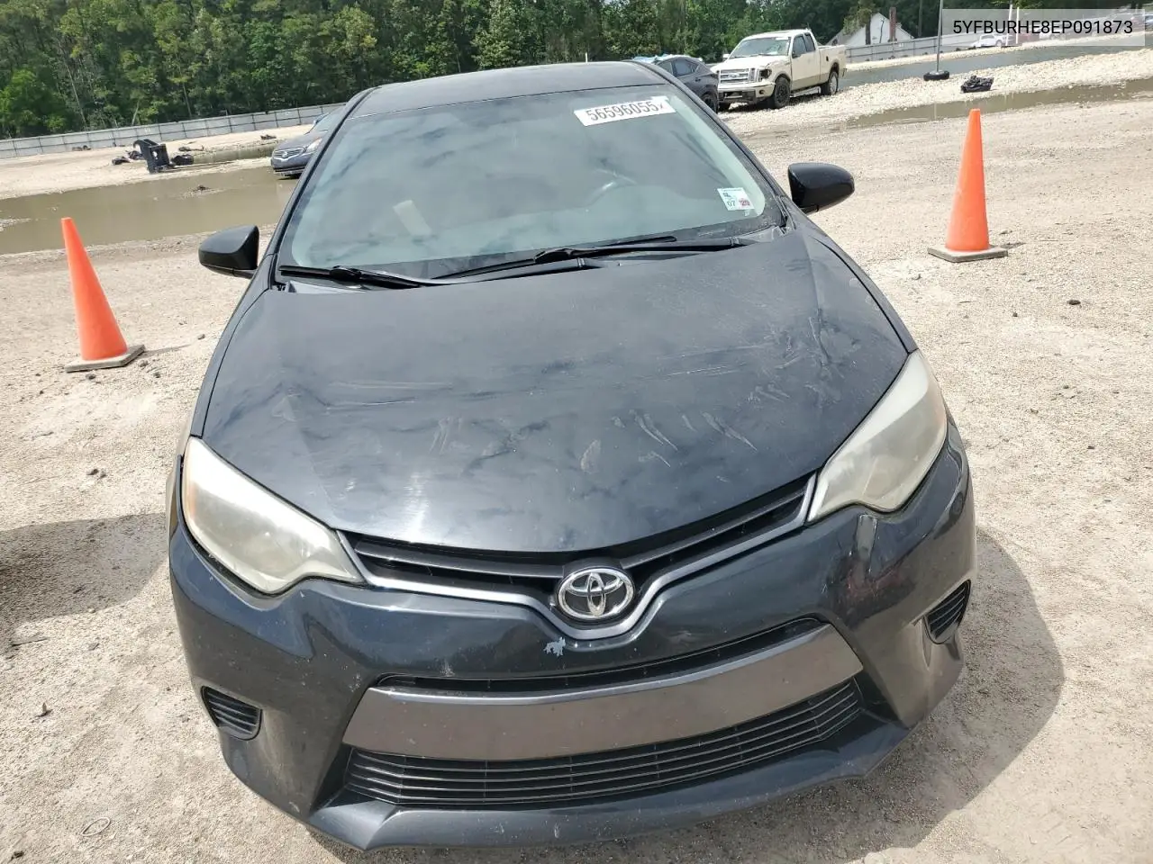 2014 Toyota Corolla L VIN: 5YFBURHE8EP091873 Lot: 56596055