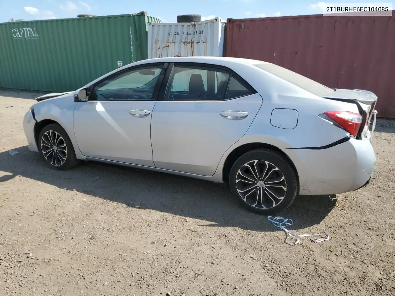 2014 Toyota Corolla L VIN: 2T1BURHE6EC104085 Lot: 56664065