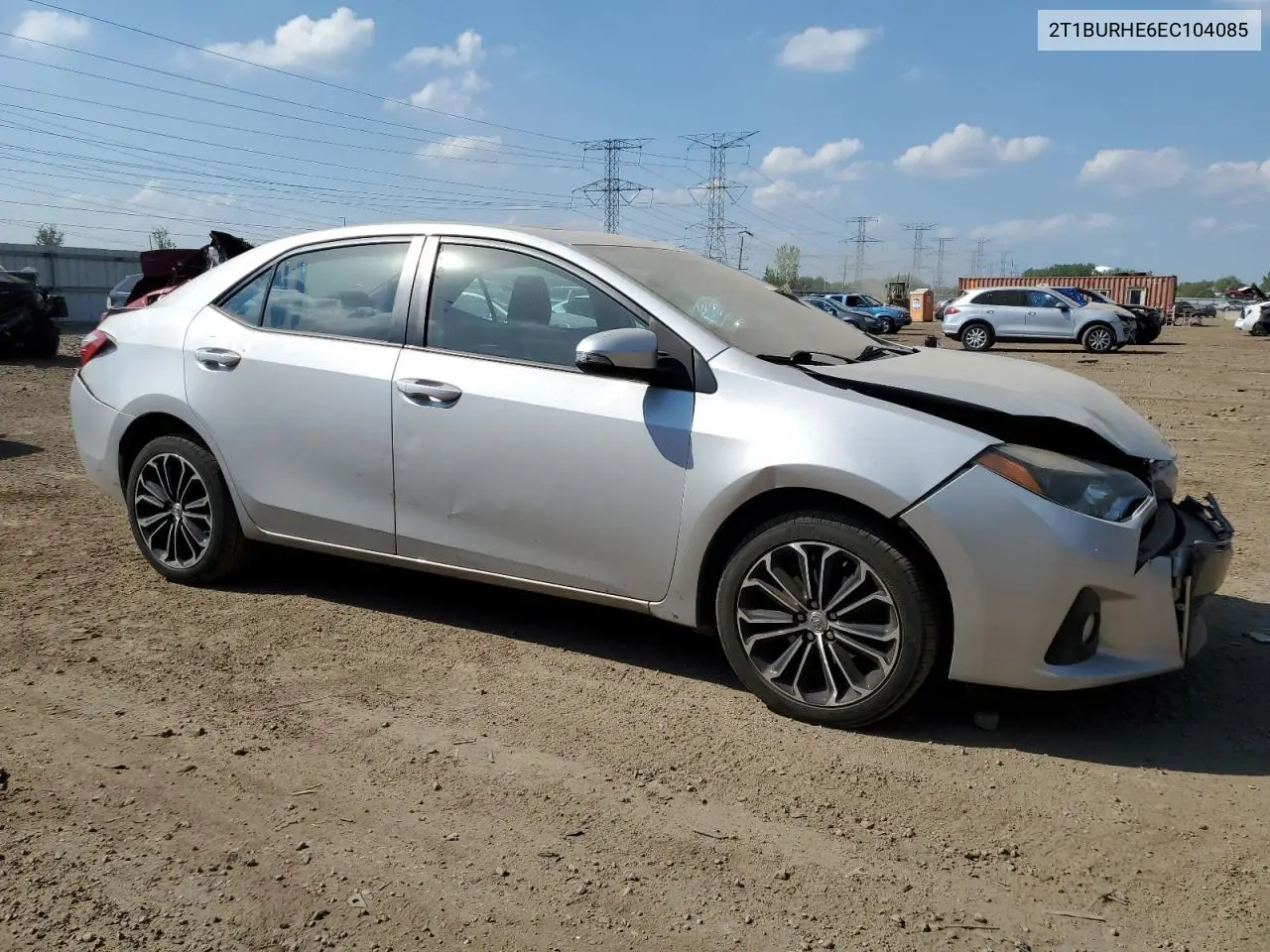 2014 Toyota Corolla L VIN: 2T1BURHE6EC104085 Lot: 56664065