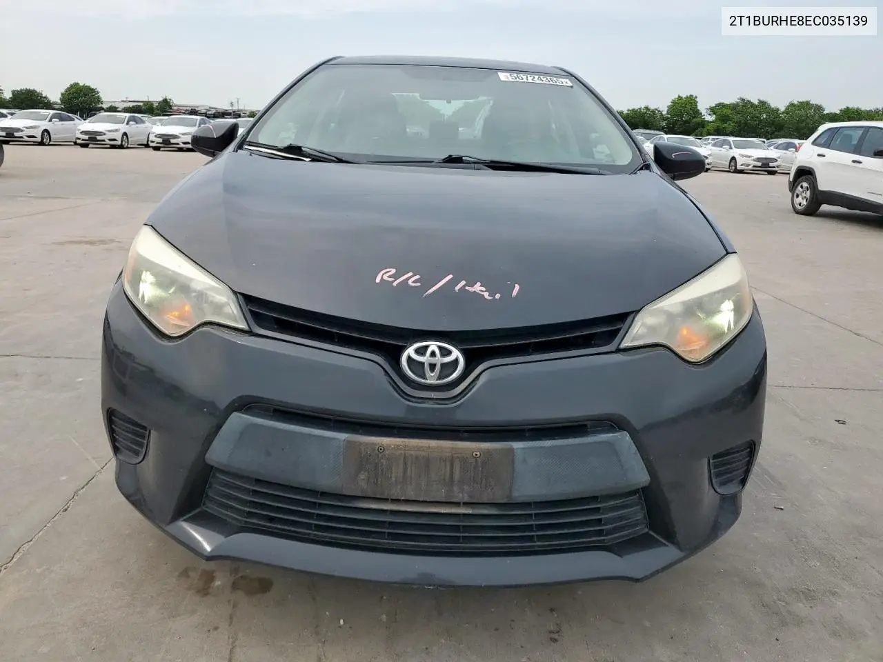 2t1burhe8ec035139 2T1BURHE8EC035139 2014 Toyota Corolla L