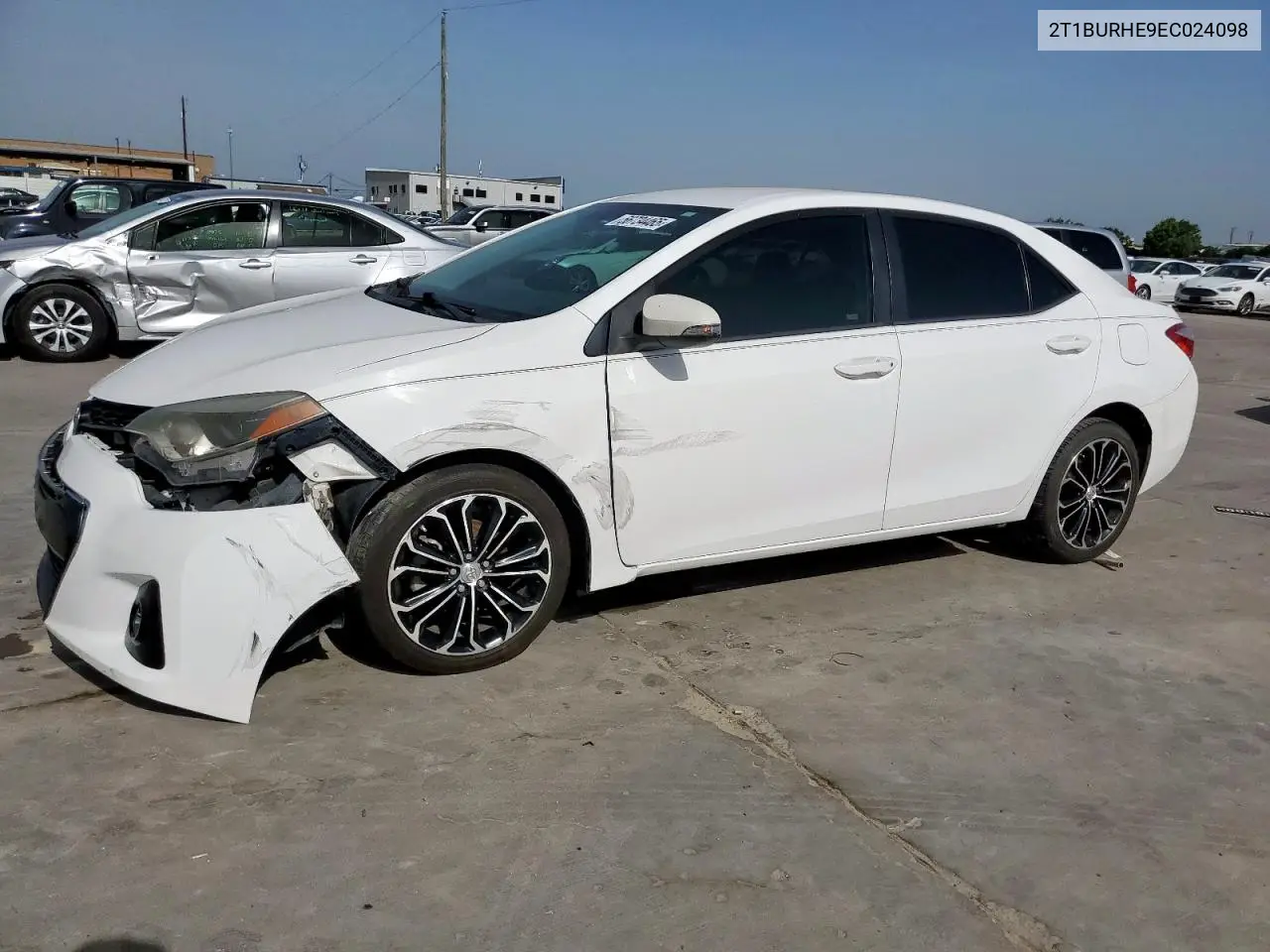 2014 Toyota Corolla L VIN: 2T1BURHE9EC024098 Lot: 56734465