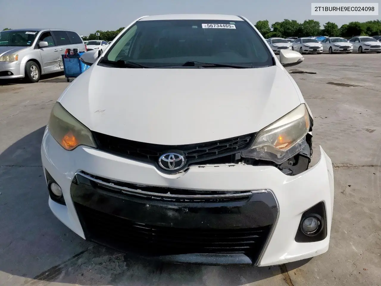2014 Toyota Corolla L VIN: 2T1BURHE9EC024098 Lot: 56734465