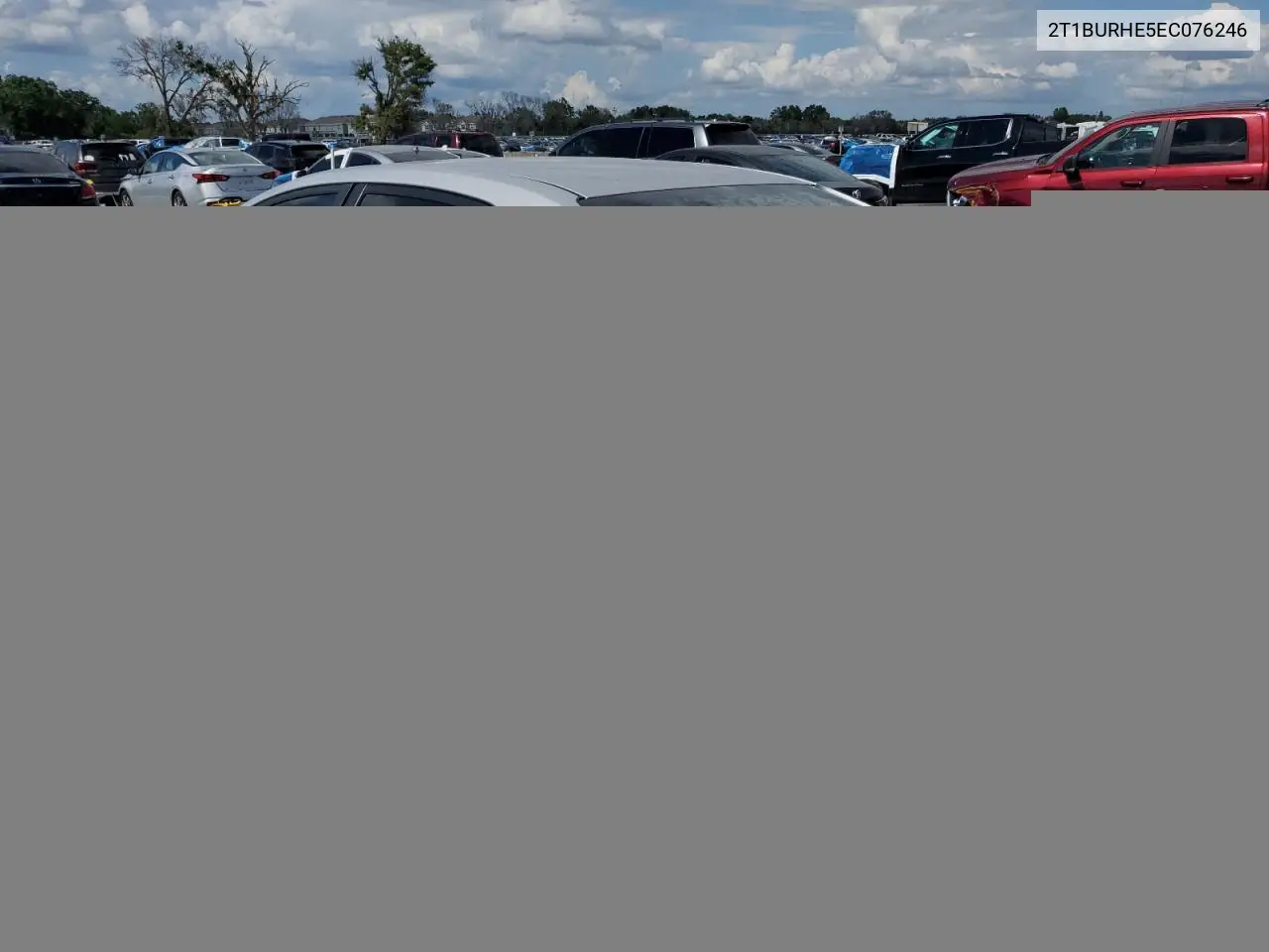 2014 Toyota Corolla L VIN: 2T1BURHE5EC076246 Lot: 56791685