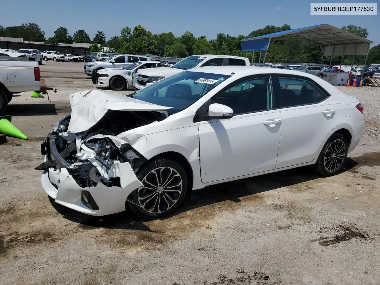 2014 Toyota Corolla L VIN: 5YFBURHE3EP177530 Lot: 56868485