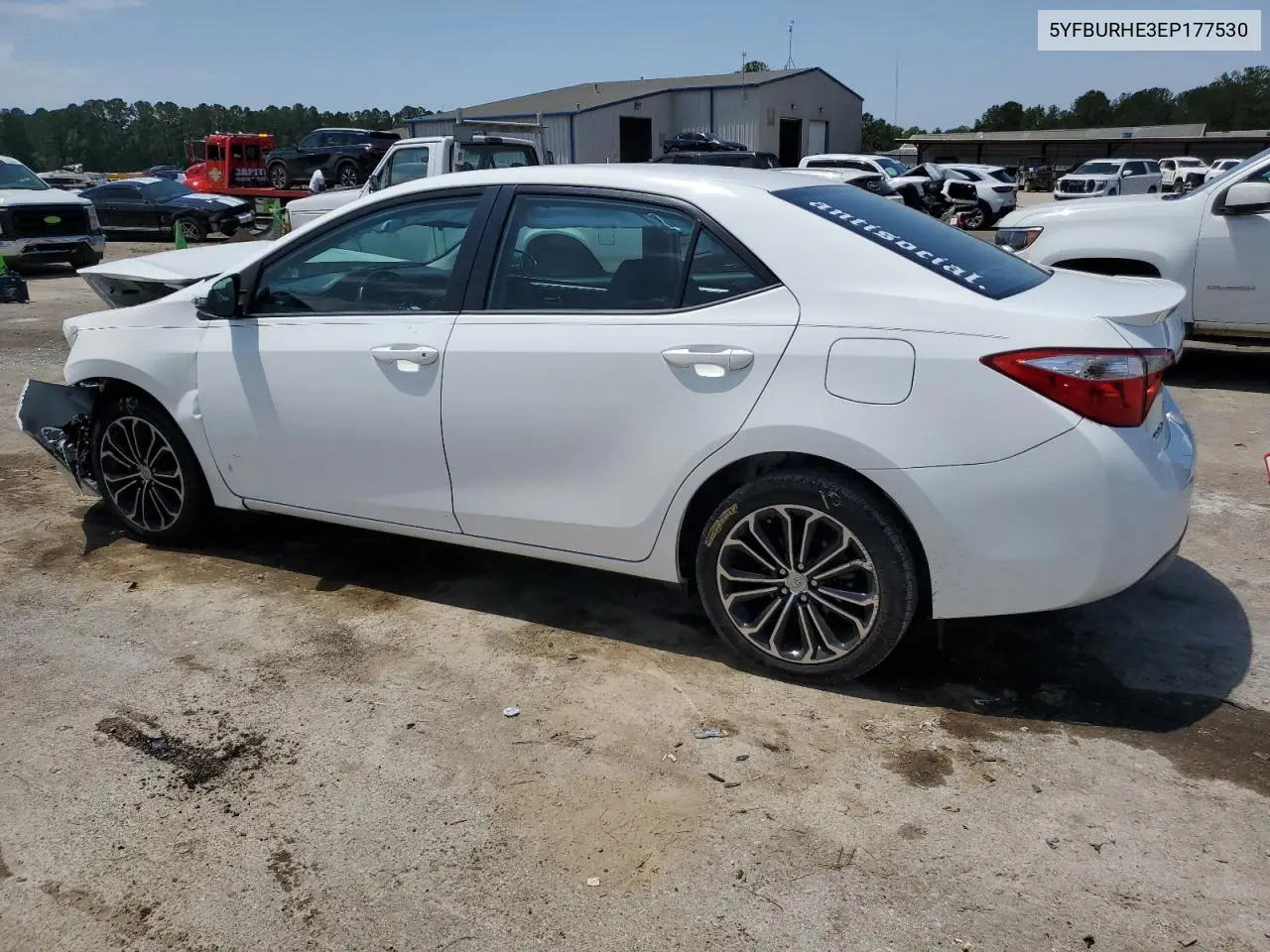 2014 Toyota Corolla L VIN: 5YFBURHE3EP177530 Lot: 56868485