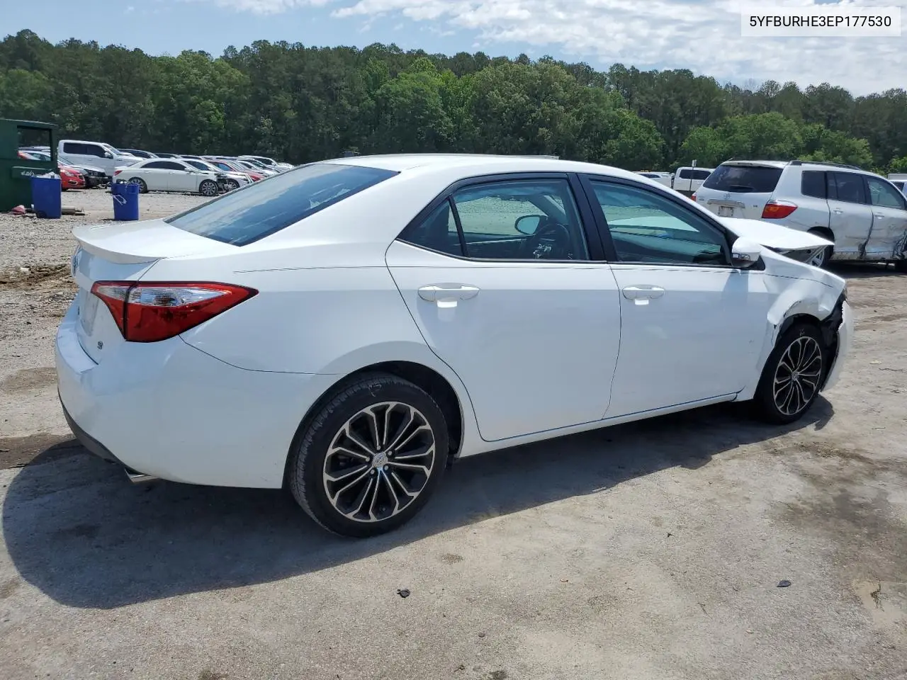2014 Toyota Corolla L VIN: 5YFBURHE3EP177530 Lot: 56868485