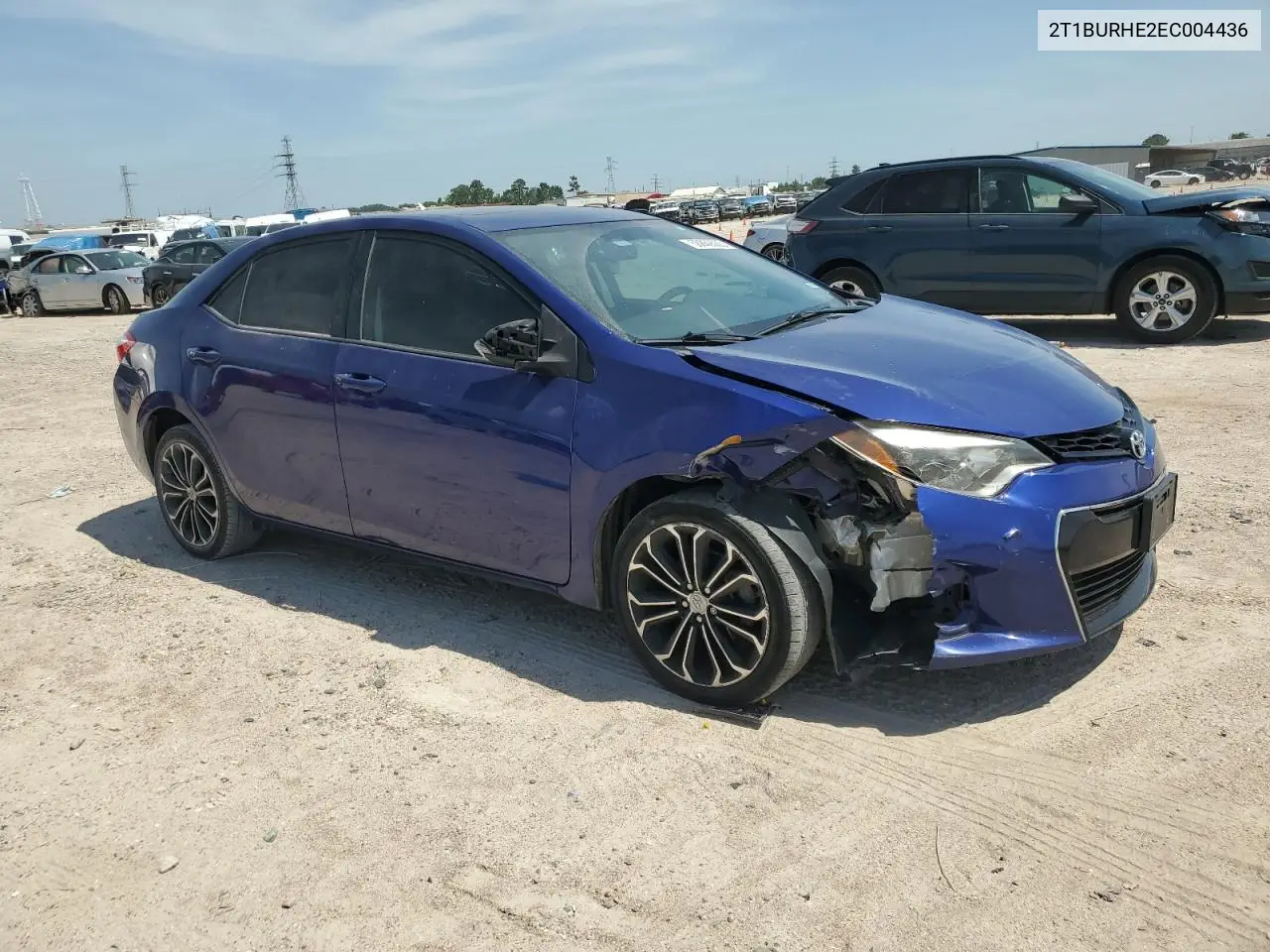 2014 Toyota Corolla L VIN: 2T1BURHE2EC004436 Lot: 56869505