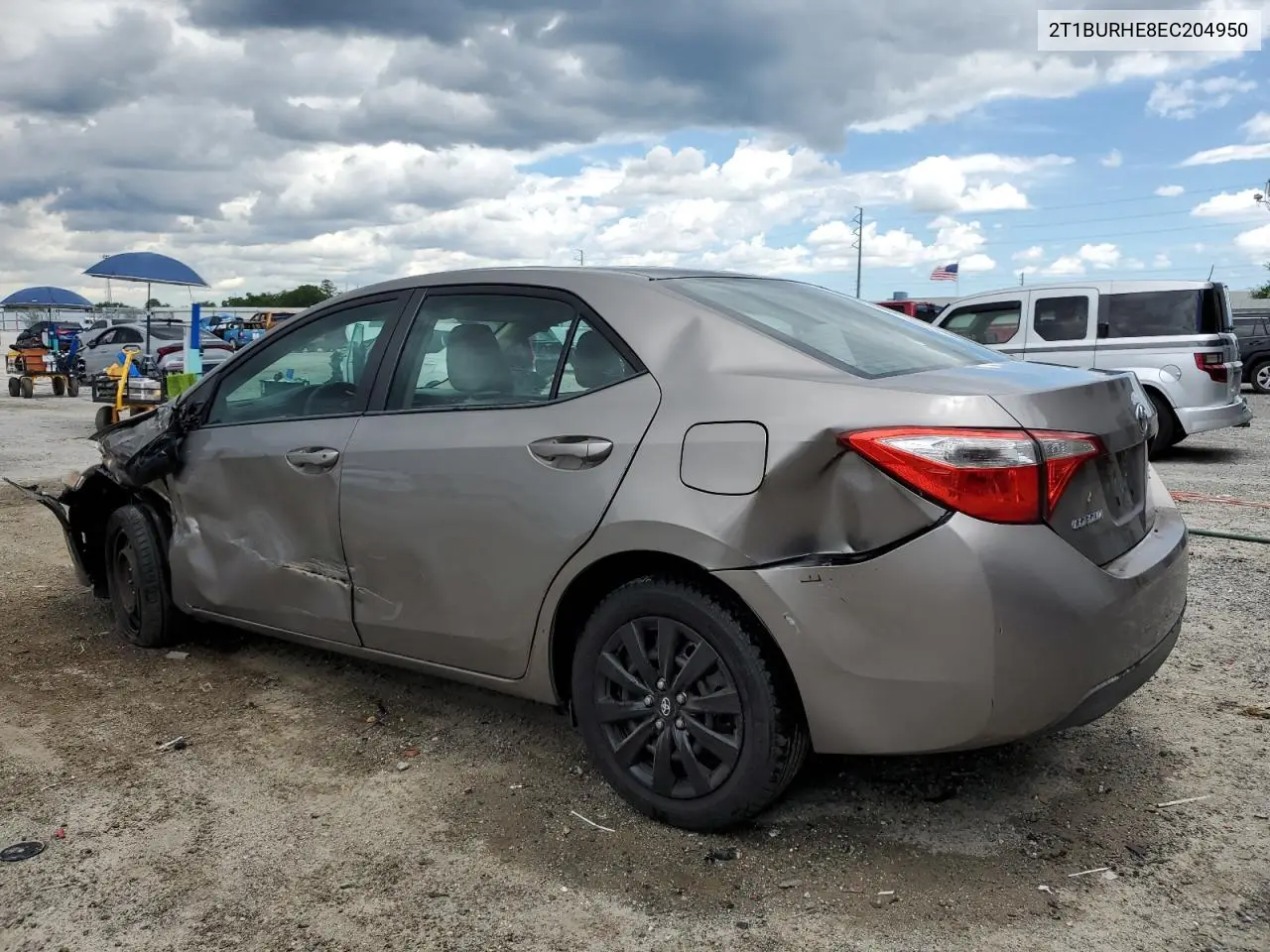 2014 Toyota Corolla L VIN: 2T1BURHE8EC204950 Lot: 56942595