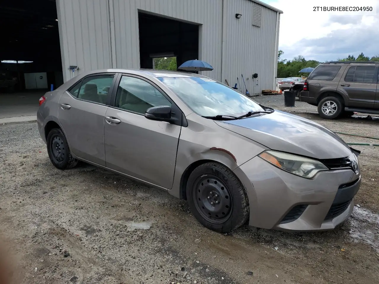 2014 Toyota Corolla L VIN: 2T1BURHE8EC204950 Lot: 56942595