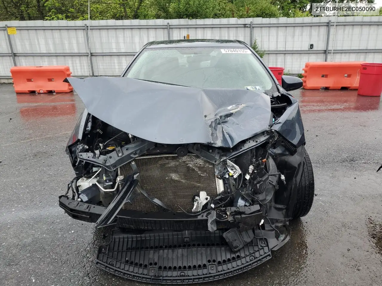 2014 Toyota Corolla L VIN: 2T1BURHE2EC050090 Lot: 57040155