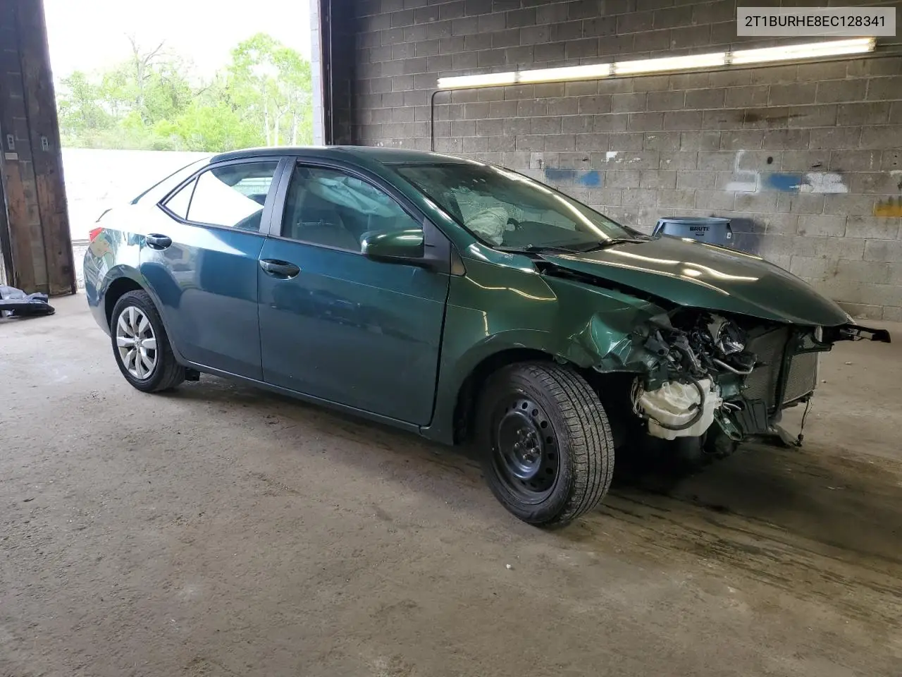 2014 Toyota Corolla L VIN: 2T1BURHE8EC128341 Lot: 57077265