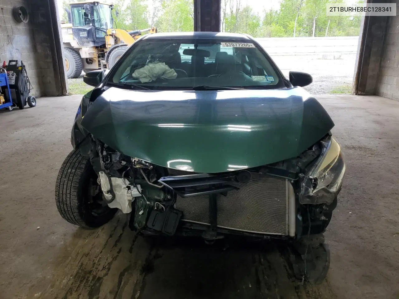 2014 Toyota Corolla L VIN: 2T1BURHE8EC128341 Lot: 57077265