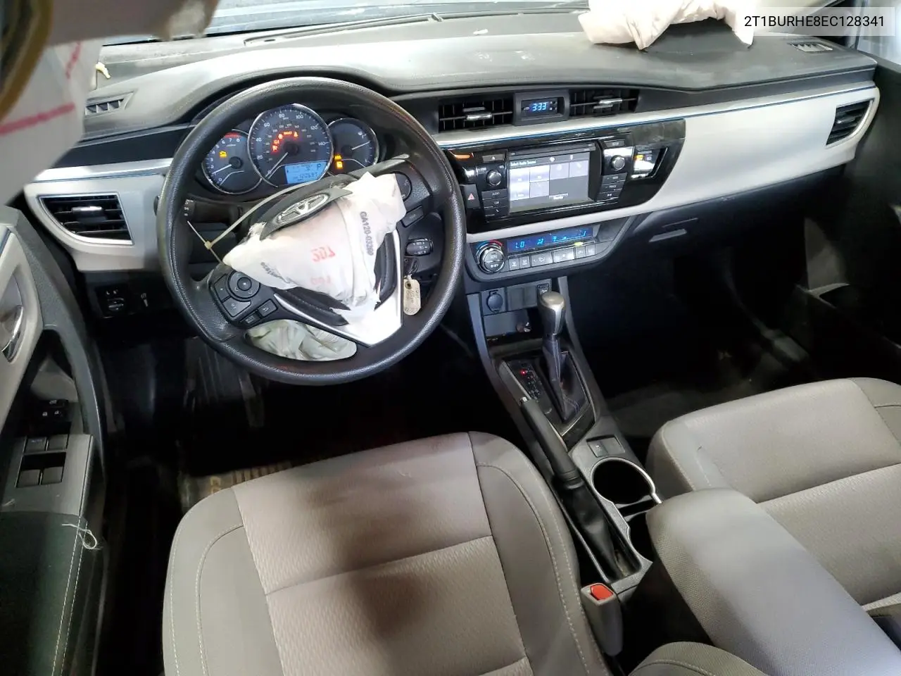 2014 Toyota Corolla L VIN: 2T1BURHE8EC128341 Lot: 57077265