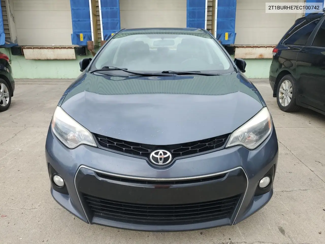 2014 Toyota Corolla L VIN: 2T1BURHE7EC100742 Lot: 57101115