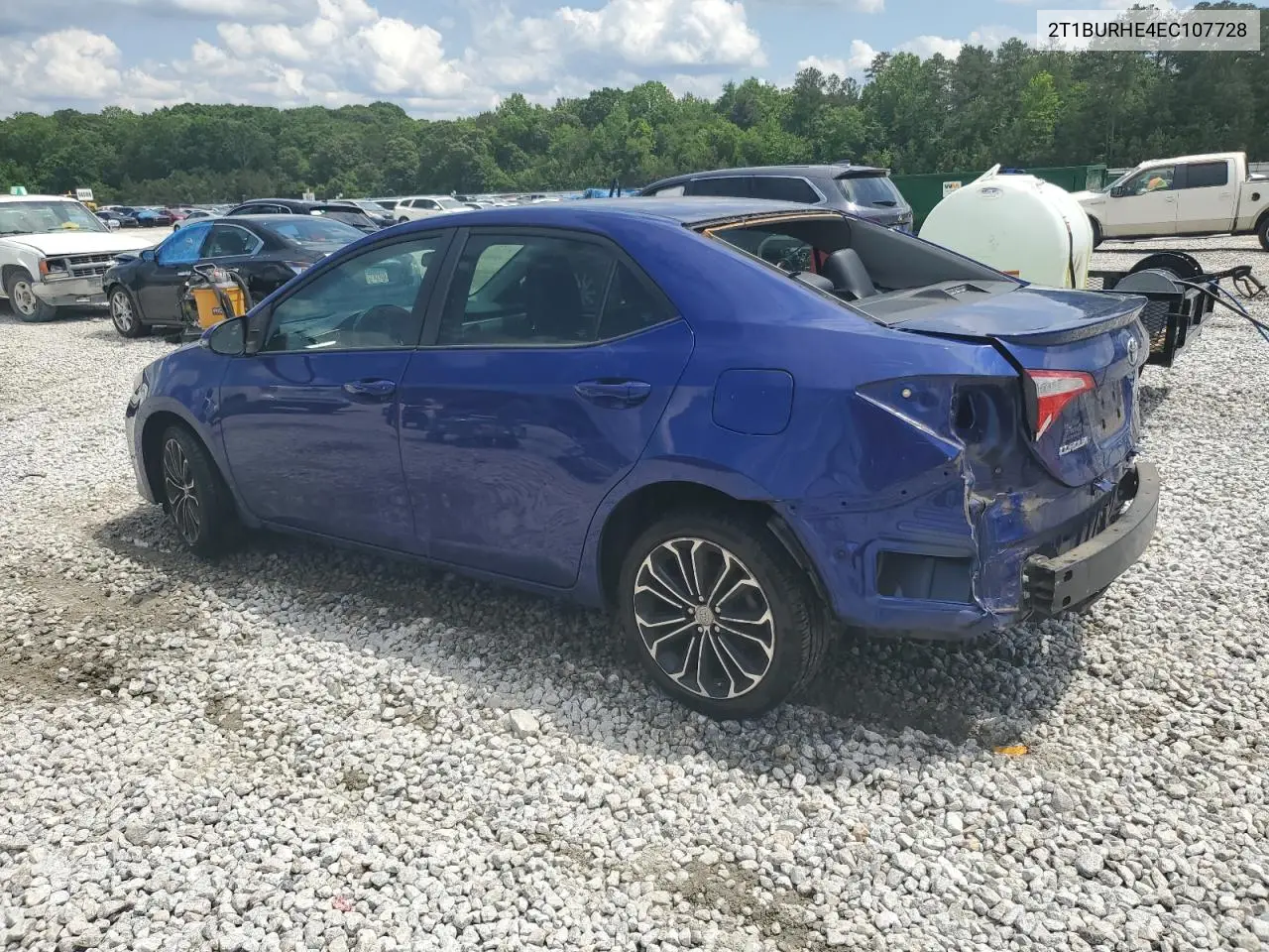 2014 Toyota Corolla L VIN: 2T1BURHE4EC107728 Lot: 57133415