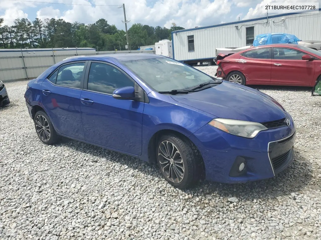 2014 Toyota Corolla L VIN: 2T1BURHE4EC107728 Lot: 57133415