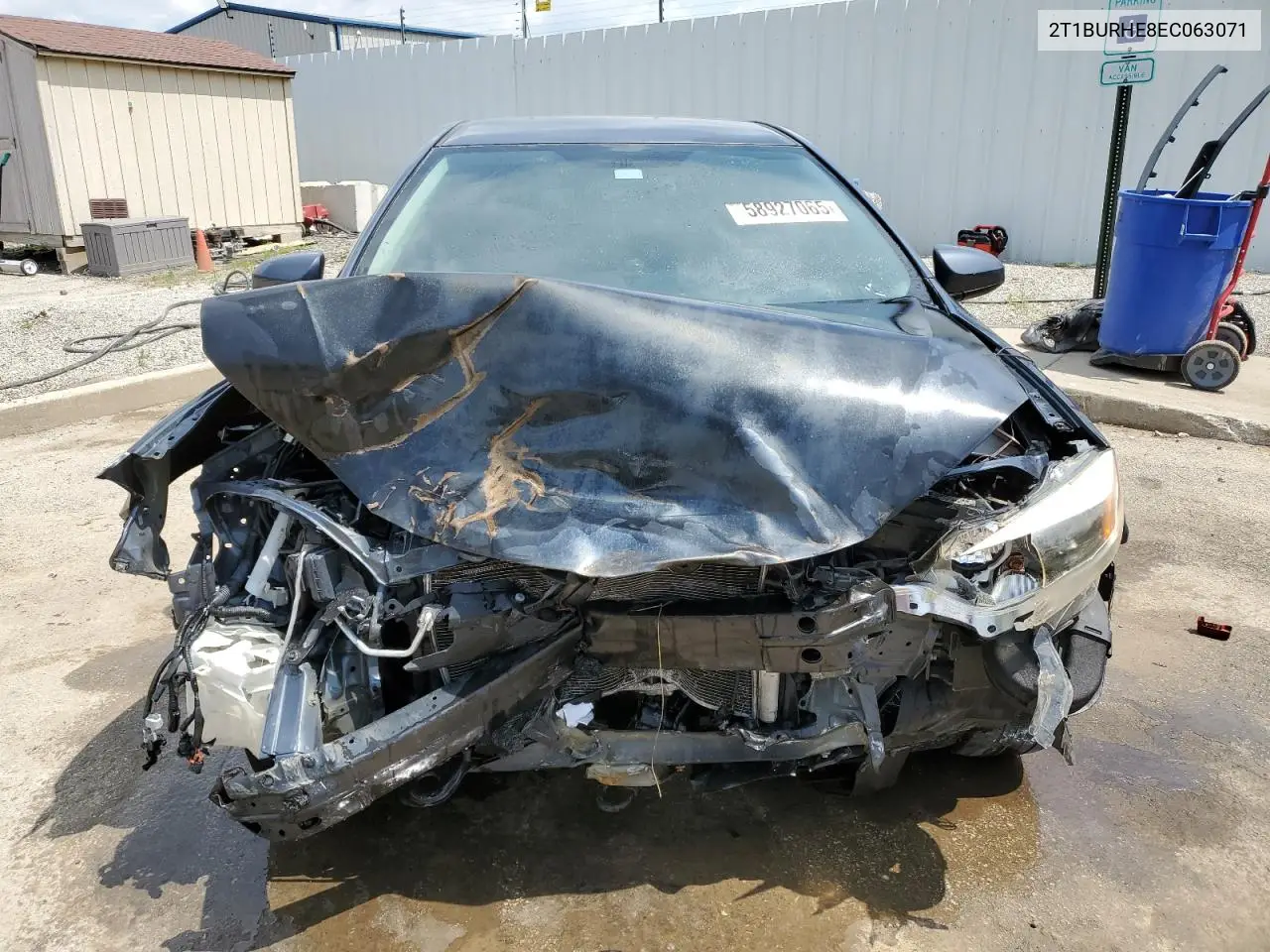 2014 Toyota Corolla L VIN: 2T1BURHE8EC063071 Lot: 58927065