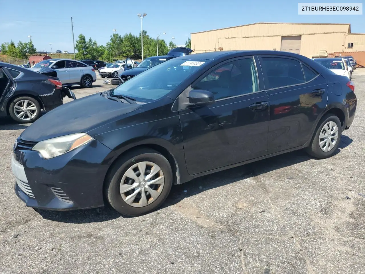 2014 Toyota Corolla L VIN: 2T1BURHE3EC098942 Lot: 61746135
