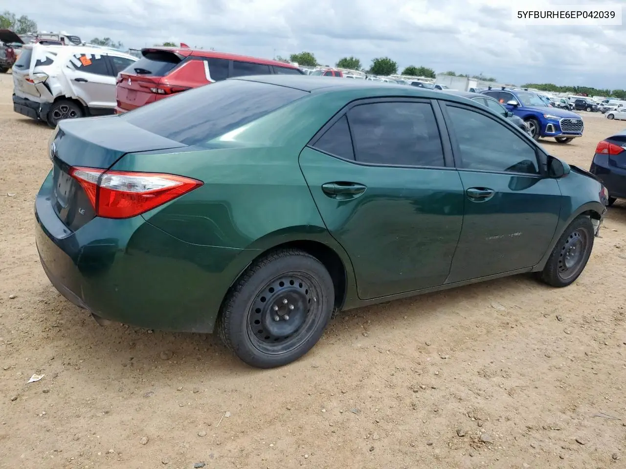 2014 Toyota Corolla L VIN: 5YFBURHE6EP042039 Lot: 62824125