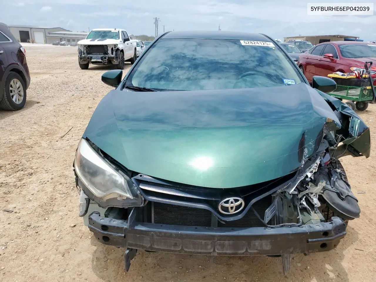 2014 Toyota Corolla L VIN: 5YFBURHE6EP042039 Lot: 62824125