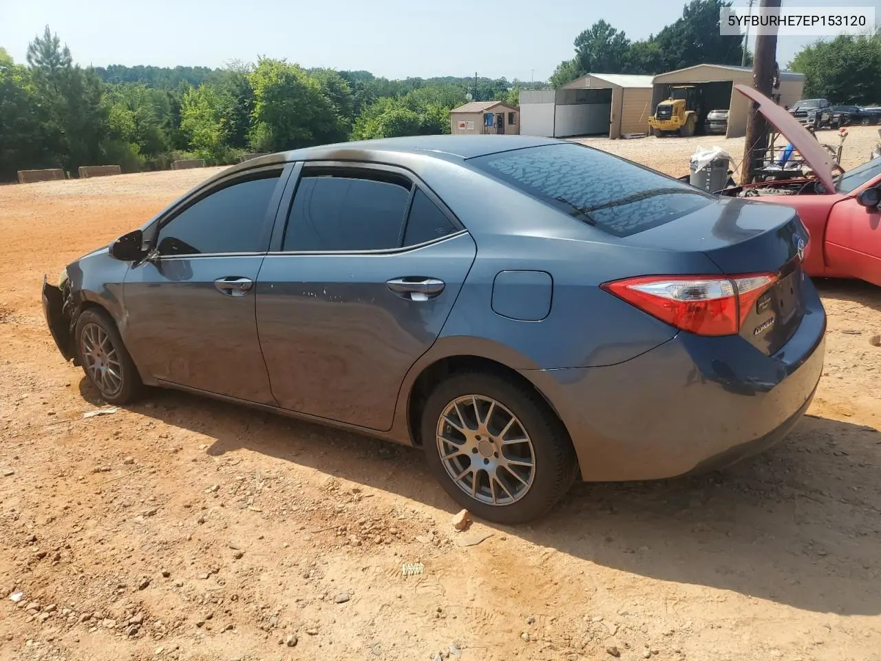 2014 Toyota Corolla L VIN: 5YFBURHE7EP153120 Lot: 62824405