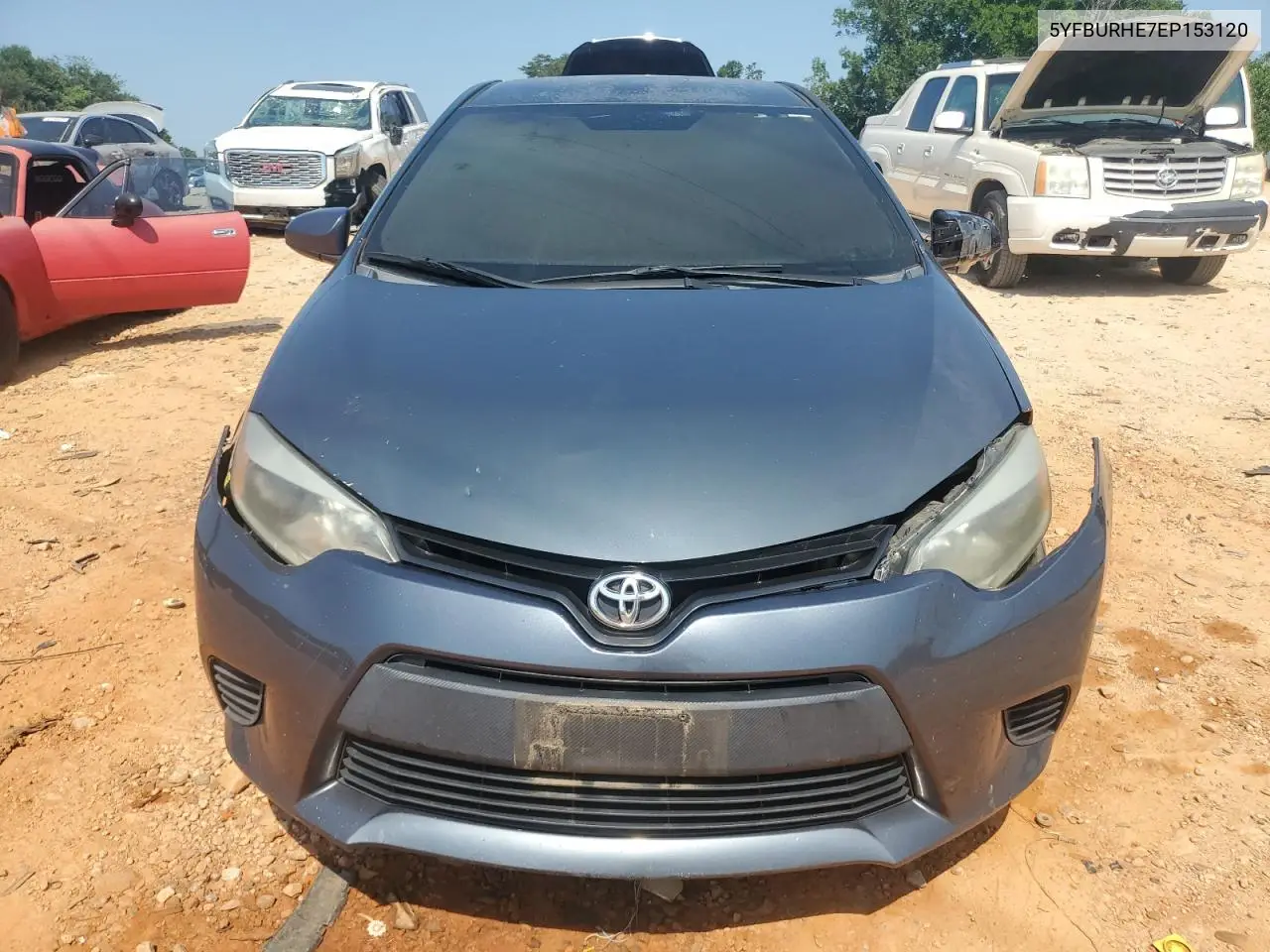 2014 Toyota Corolla L VIN: 5YFBURHE7EP153120 Lot: 62824405