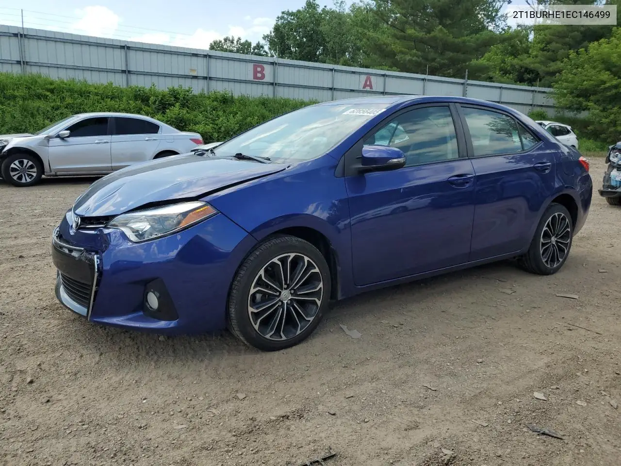 2014 Toyota Corolla L VIN: 2T1BURHE1EC146499 Lot: 62856405