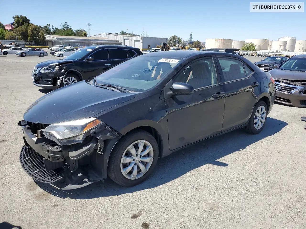 2014 Toyota Corolla L VIN: 2T1BURHE1EC087910 Lot: 62942865