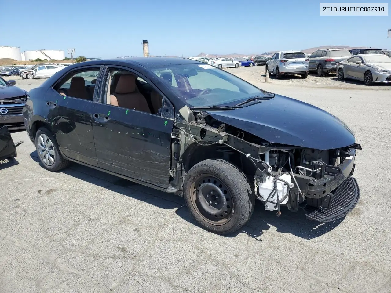 2014 Toyota Corolla L VIN: 2T1BURHE1EC087910 Lot: 62942865