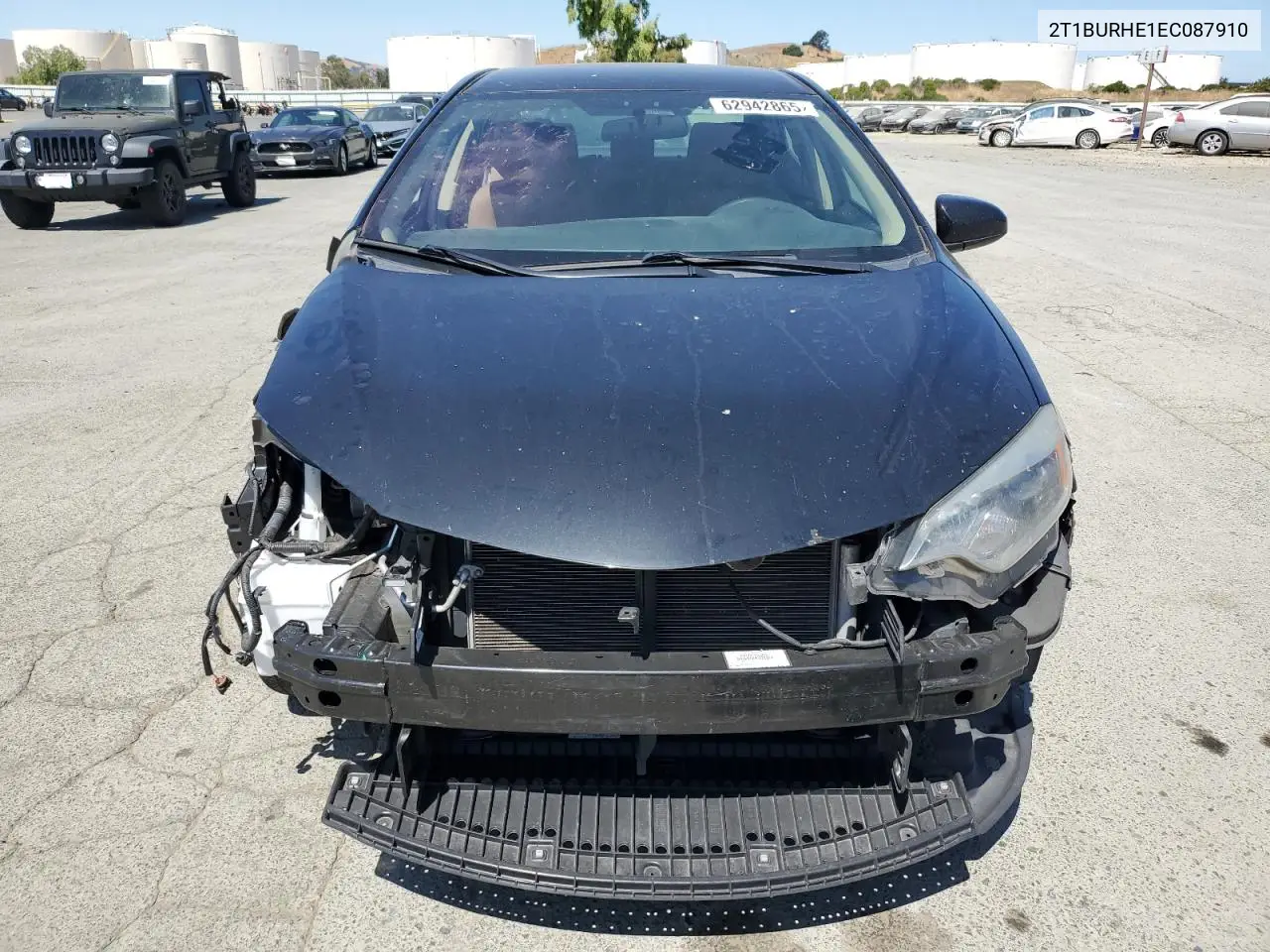 2014 Toyota Corolla L VIN: 2T1BURHE1EC087910 Lot: 62942865