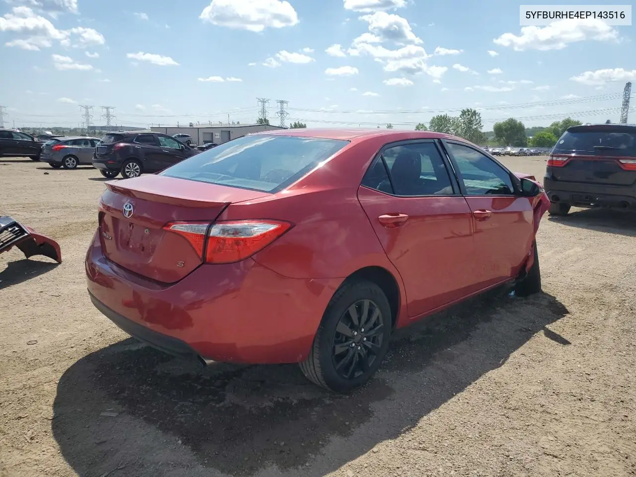 2014 Toyota Corolla L VIN: 5YFBURHE4EP143516 Lot: 63104265